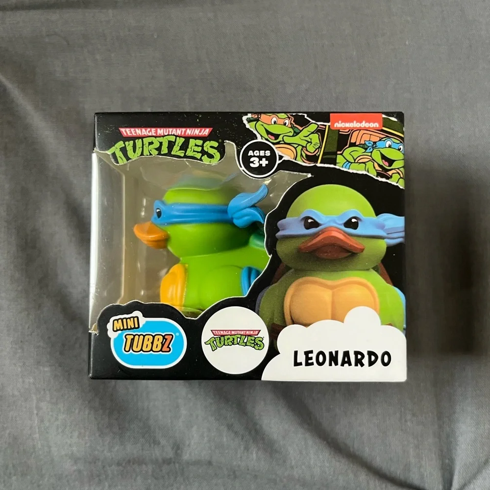 NWT Tubbz Mini Teenage Mutant Ninja Turtles Leonardo Cosplaying Rubber Duck